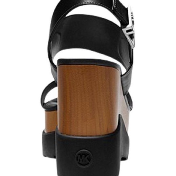 - Michael Kors Rhett Wedge Sandals - Picture 3 of 7